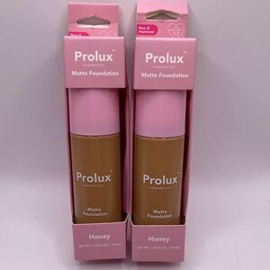 Prolux Matte Foundation HONEY Set of 2